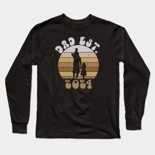 DAD EST 2024 Retro Gift for Father’s day Long Sleeve T-Shirt